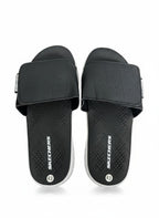 Skechers CoreComfort Slides – All Black