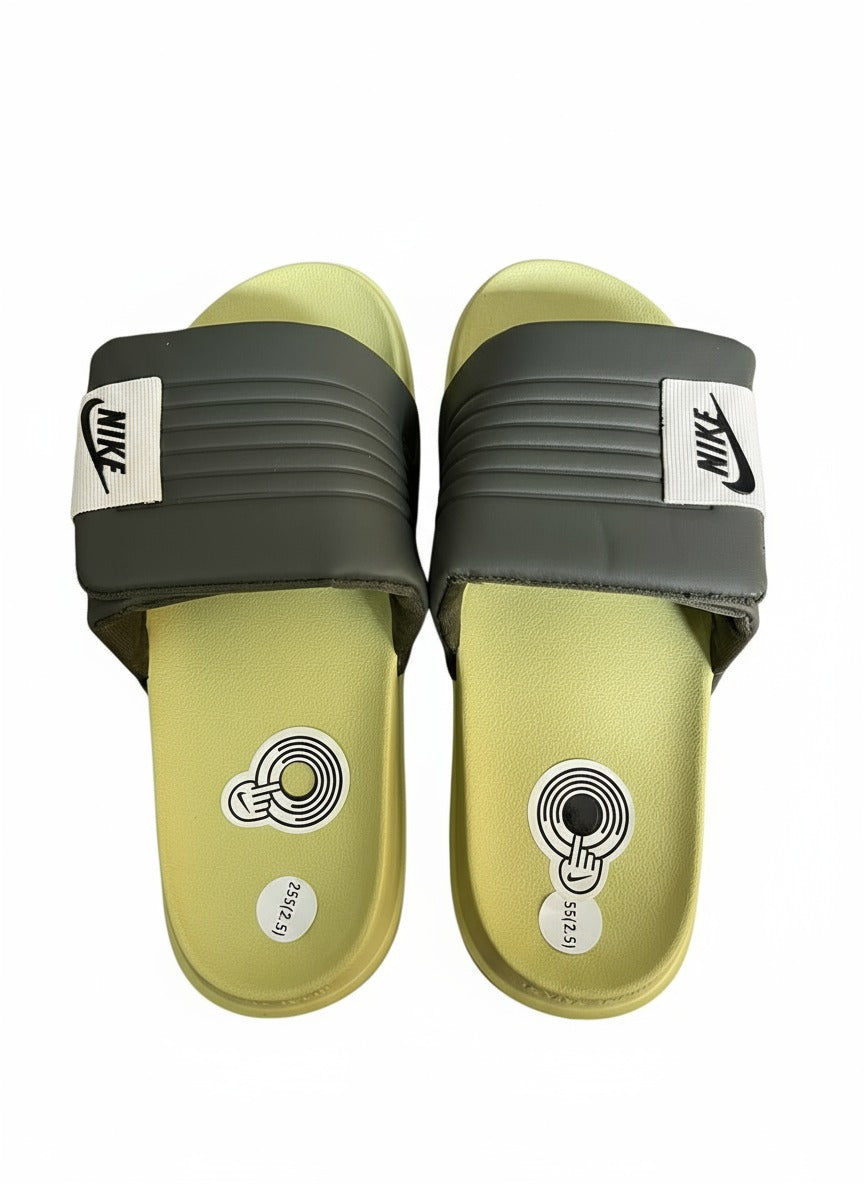 FlexComfort Slides – Olive Green Edition
