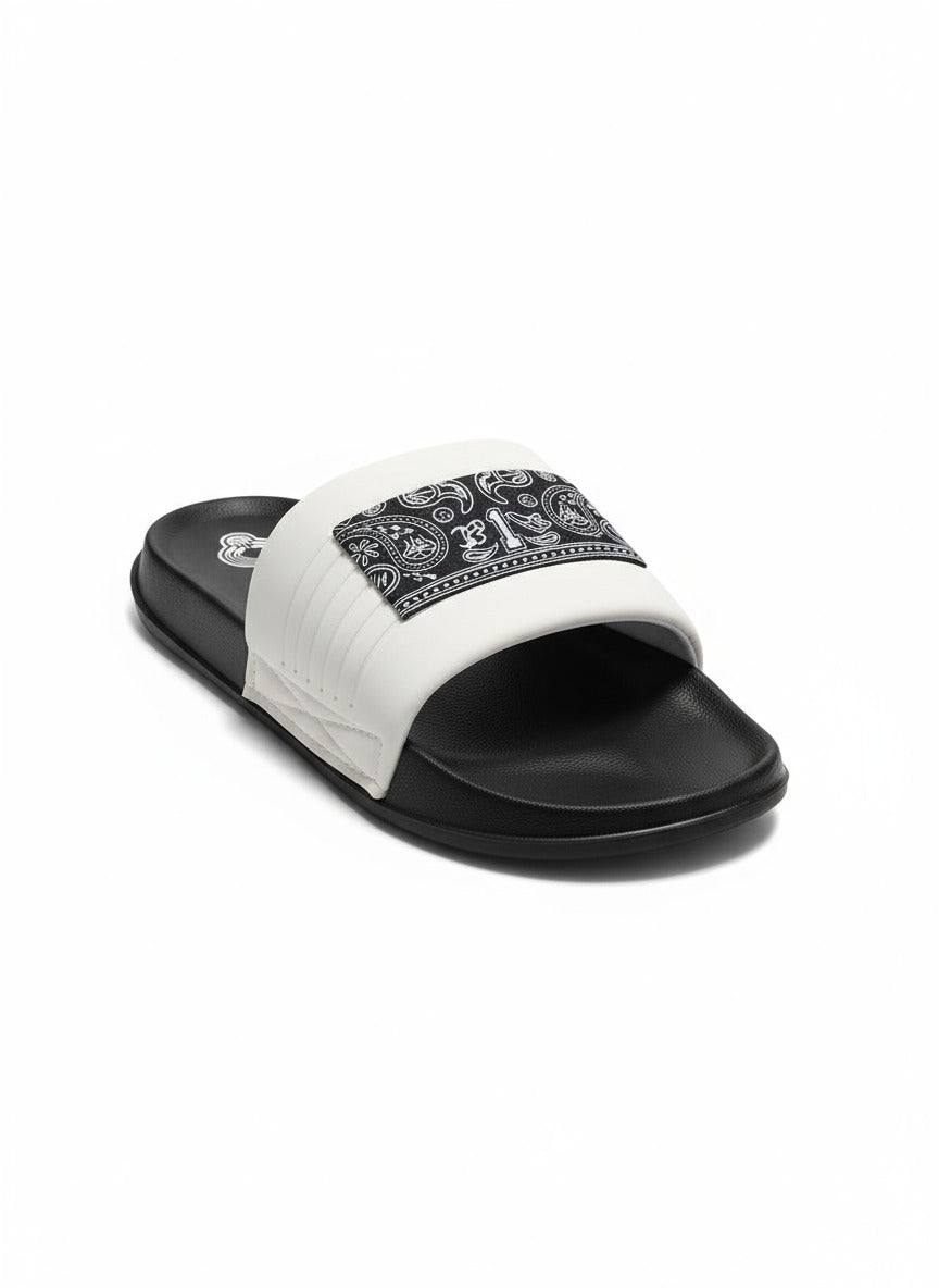 StreetStyle Comfort Slides – Black & White